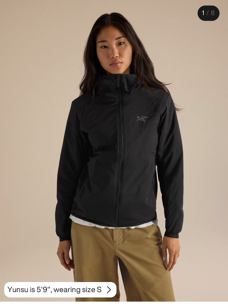 Arc’teryx Atom Hoody Women’s Xl